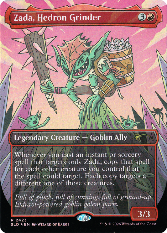 Zada, Hedron Grinder (2423) (Borderless) (SLD) - Foil