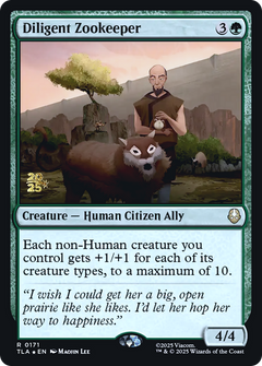 Diligent Zookeeper (0171) (Prerelease) (PTLA) - Foil
