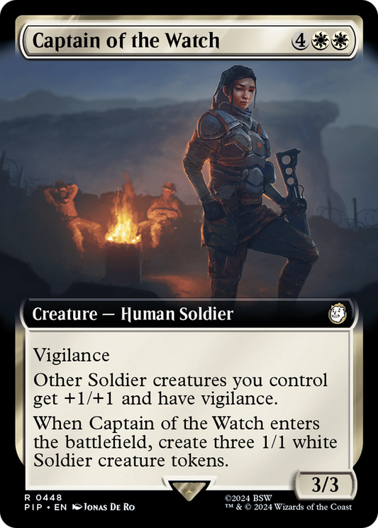 Captain of the Watch (0448) (Extended Art) - Foil