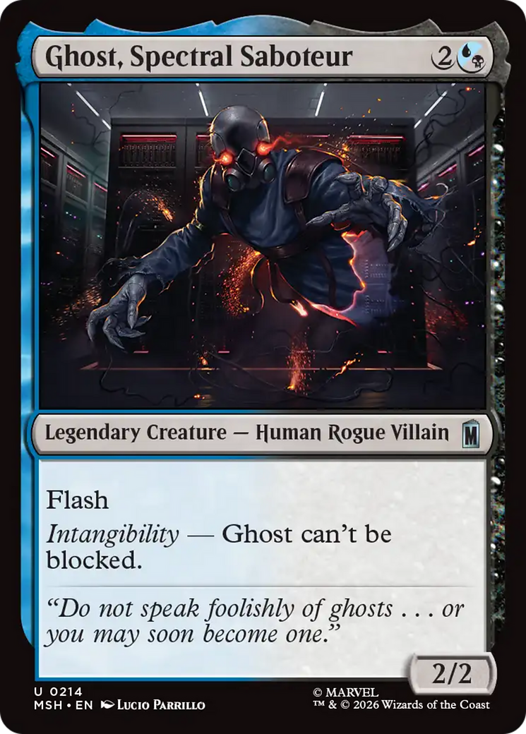Ghost, Spectral Saboteur (MSH) - Foil