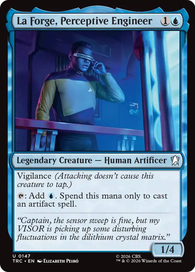 La Forge, Perceptive Engineer (TRC)