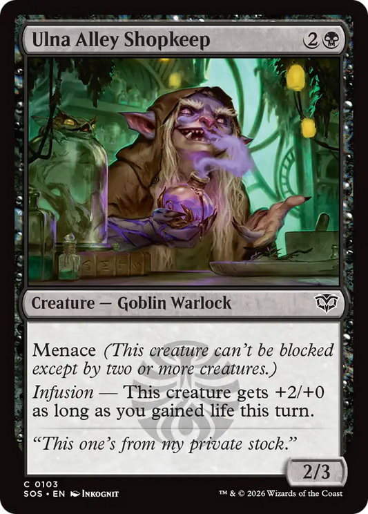 Ulna Alley Shopkeep (SOS) - Foil