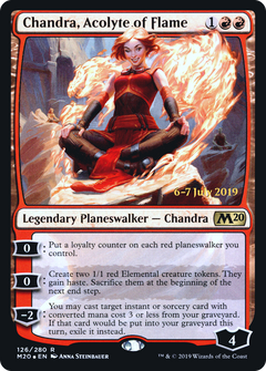 Chandra, Acolyte of Flame (126) (Prerelease) - Foil