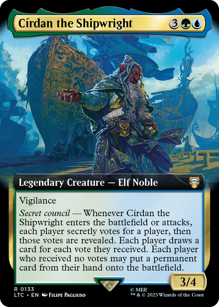 Cirdan the Shipwright (0133) (Extended Art)