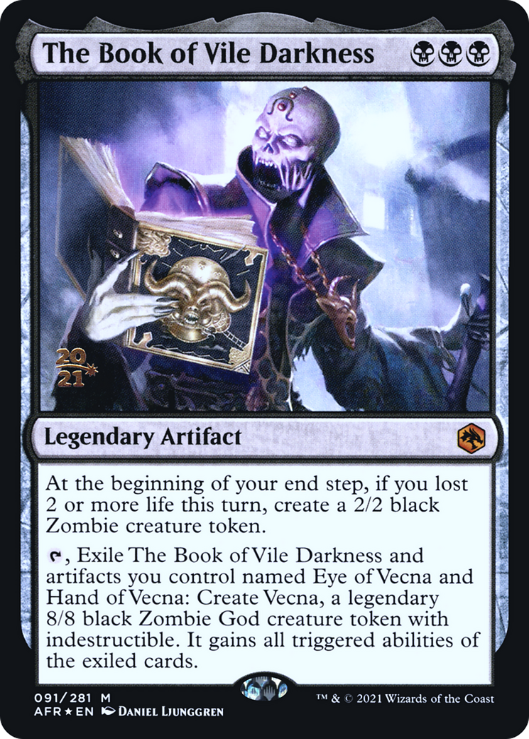The Book of Vile Darkness (091) (Prerelease) - Foil
