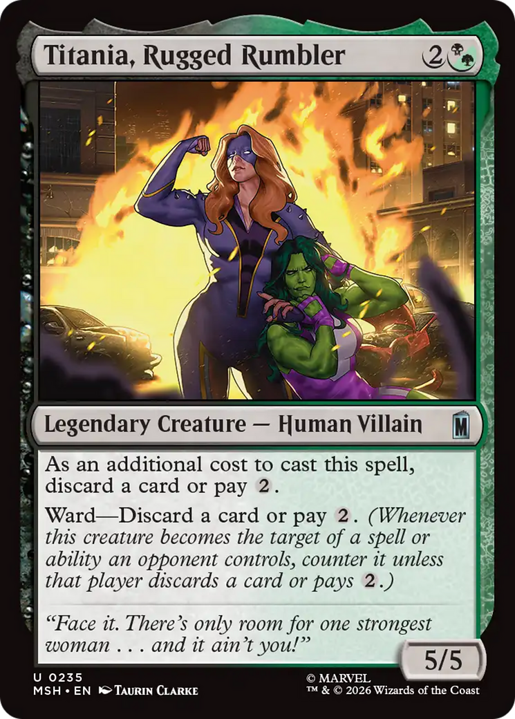 Titania, Rugged Rumbler (MSH) - Foil