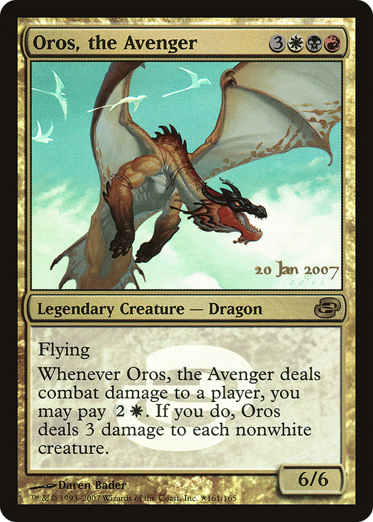 Oros, the Avenger (161) (Prerelease) - Foil