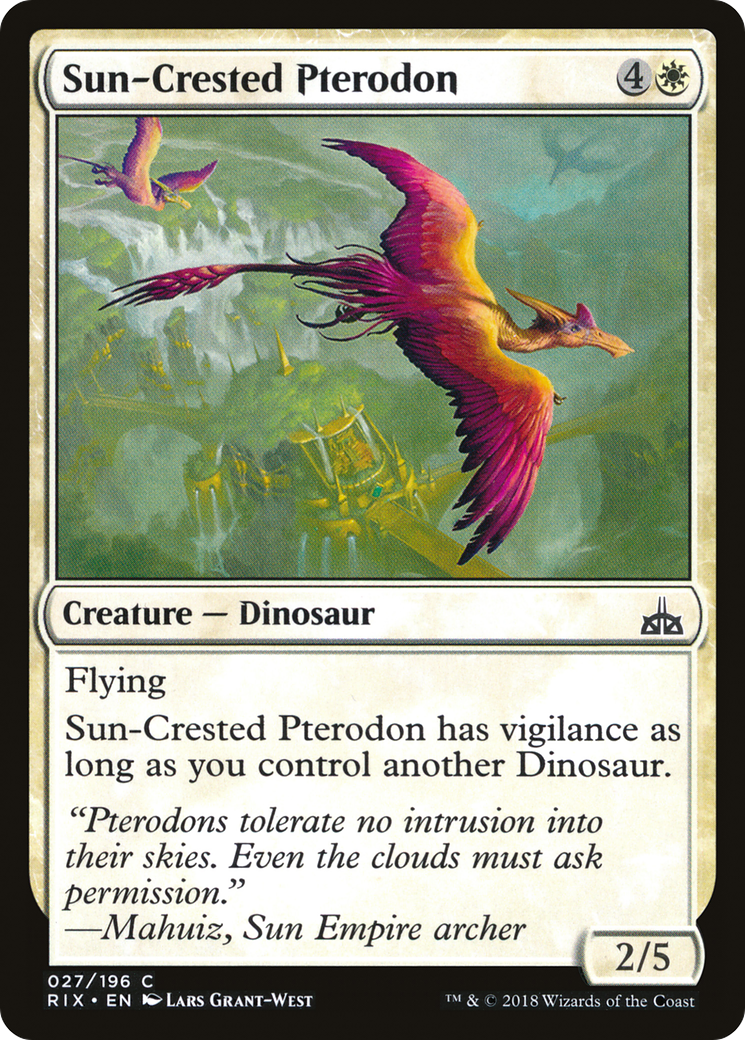 Sun-Crested Pterodon - Foil