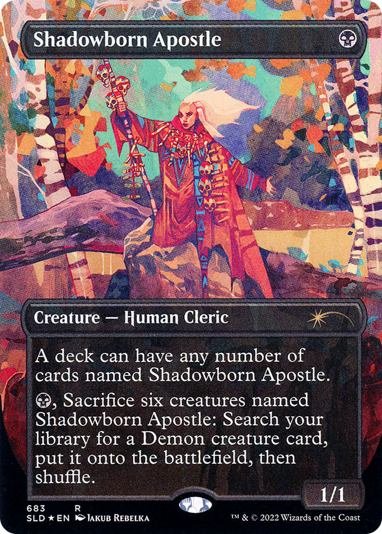 Shadowborn Apostle (683) (Borderless) - Foil