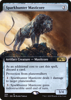 Sparkhunter Masticore (384) (Extended Art) - Foil