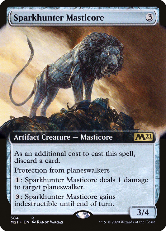 Sparkhunter Masticore (384) (Extended Art)