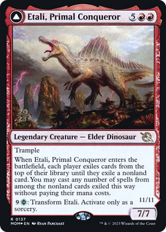 Etali, Primal Conqueror // Etali, Primal Sickness (0137) (Prerelease) (PMOM) - Foil