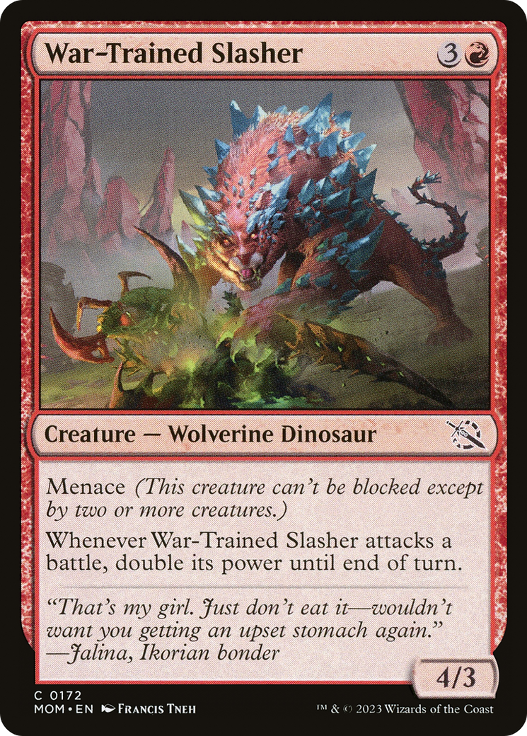War-Trained Slasher - Foil