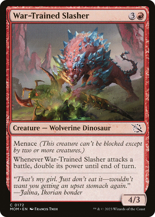 War-Trained Slasher - Foil