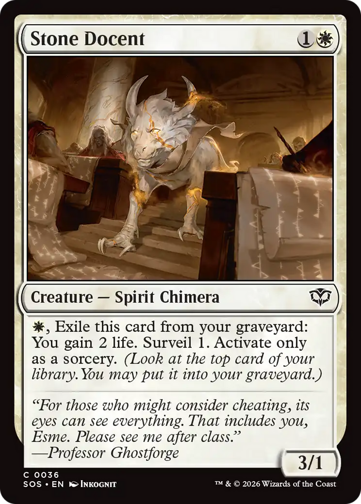 Stone Docent (SOS) - Foil