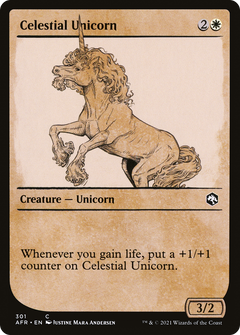 Celestial Unicorn (301) (Showcase) - Foil