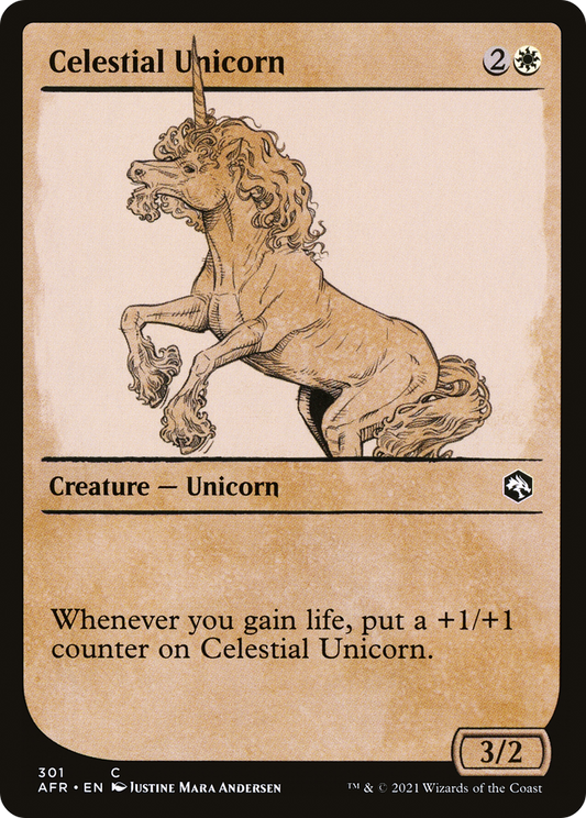 Celestial Unicorn (301) (Showcase) - Foil