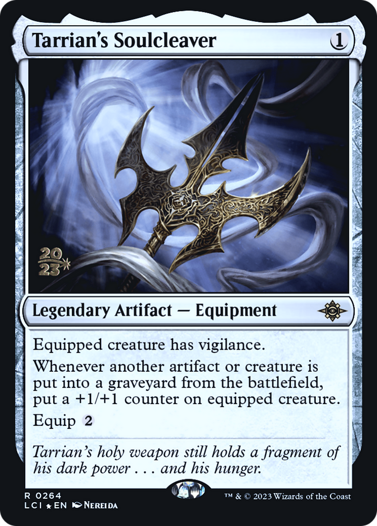 Tarrian's Soulcleaver (0264) (Prerelease) - Foil
