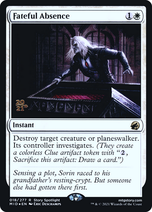 Fateful Absence (018) (Prerelease) - Foil