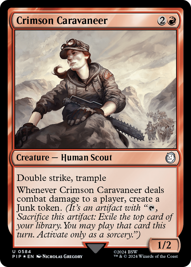 Crimson Caravaneer (0584) - Surge Foil
