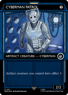Cyberman Patrol (1141) (Showcase) - Surge Foil