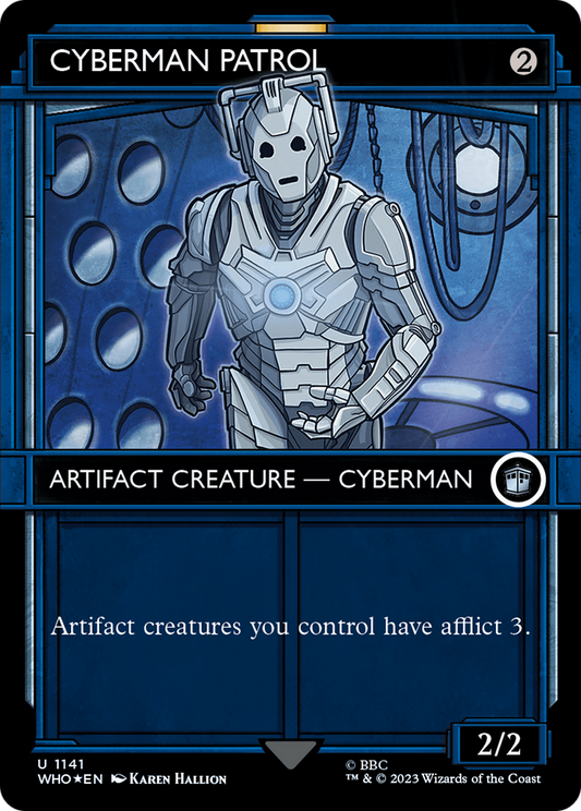Cyberman Patrol (1141) (Showcase) - Surge Foil