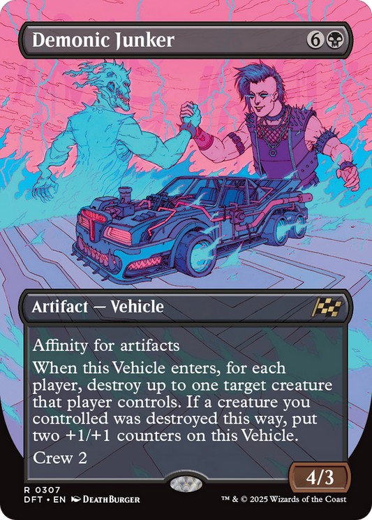 Demonic Junker (0307) (Borderless) - Foil