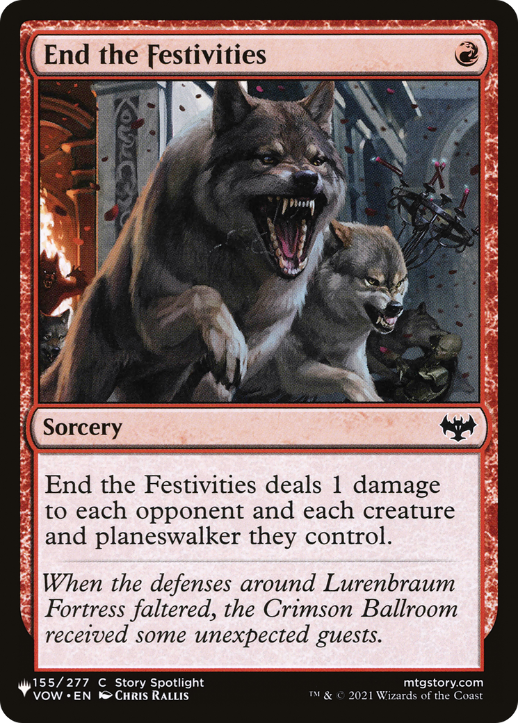 End the Festivities (VOW-155) (PLST)