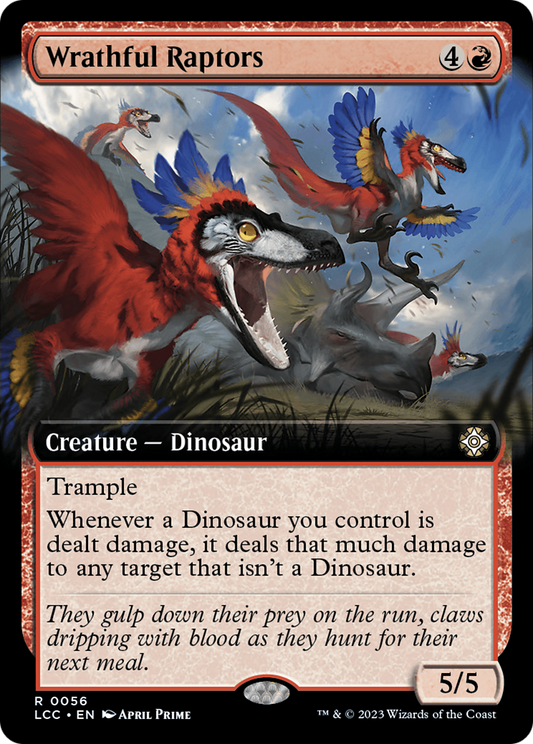 Wrathful Raptors (0056) (Extended Art)