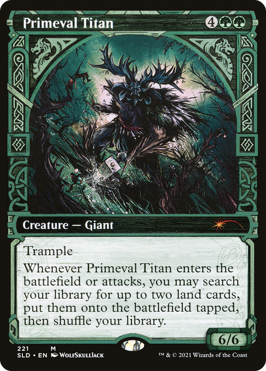 Primeval Titan (221) (Showcase) - Foil