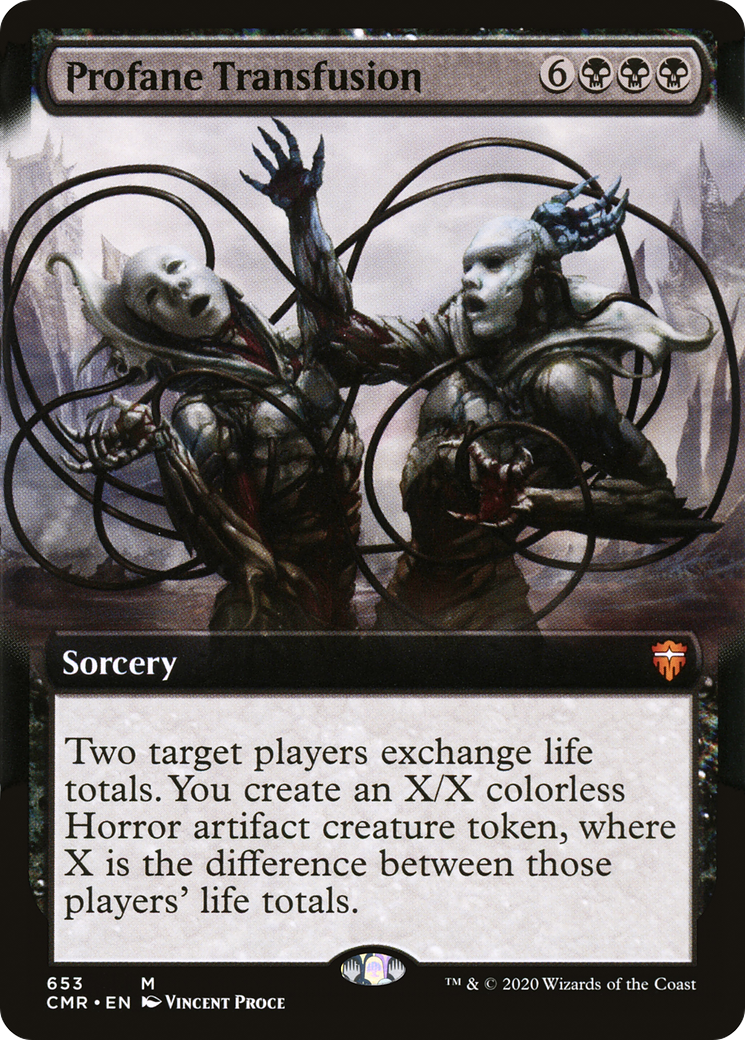 Profane Transfusion (653) (Extended Art) - Foil