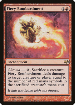 Fiery Bombardment - Foil