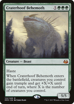 Craterhoof Behemoth - Foil