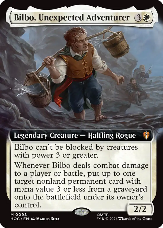 Bilbo, Unexpected Adventurer (0098) (Extended Art) (HOC)