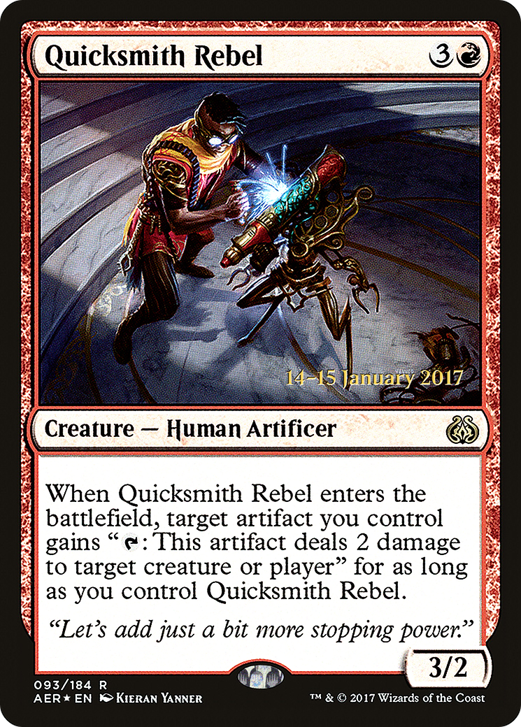 Quicksmith Rebel (093) (Prerelease) - Foil