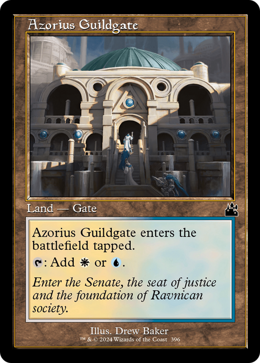 Azorius Guildgate (0396) (Retro Frame) - Foil