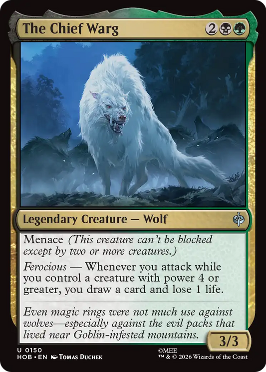 The Chief Warg (0150) (HOB) - Foil