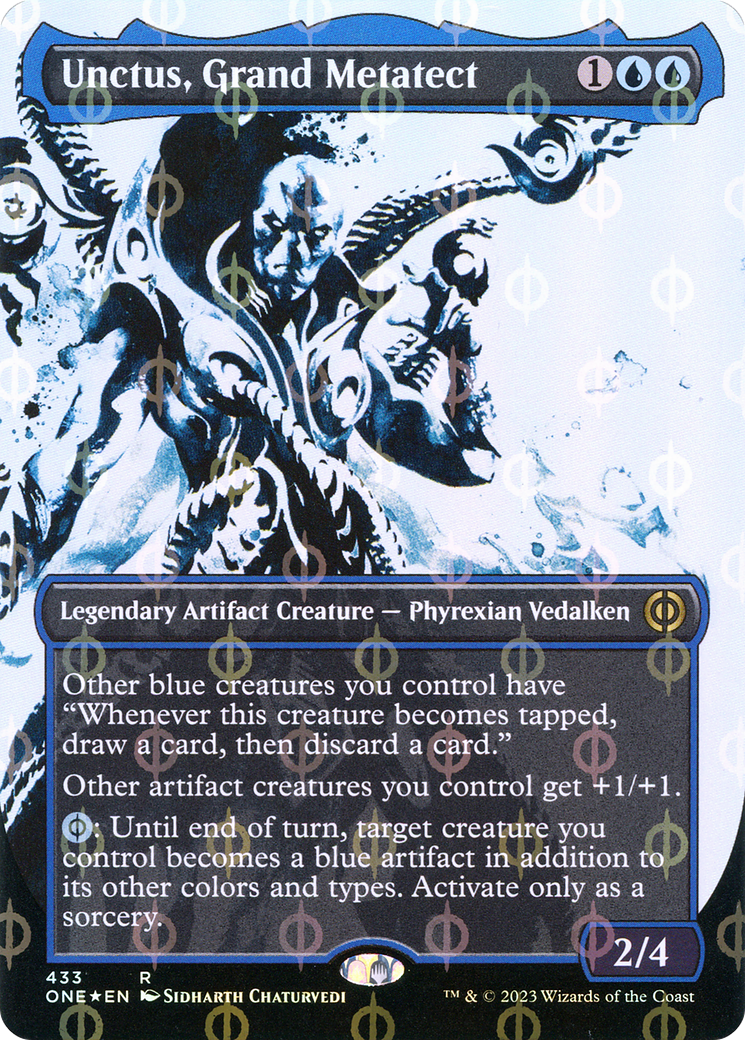 Unctus, Grand Metatect (433) (Borderless) (Showcase) - Compleat Foil