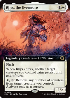 Rhys, the Evermore (0354) (Extended Art) (ECL) - Foil