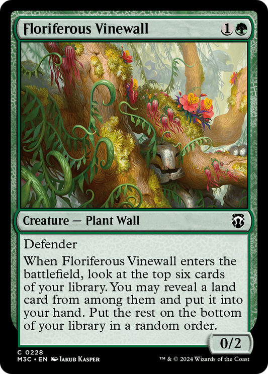 Floriferous Vinewall - Ripple Foil