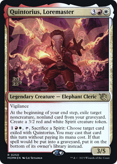 Quintorius, Loremaster (0250) (Prerelease) - Foil