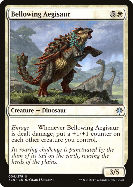 Bellowing Aegisaur - Foil