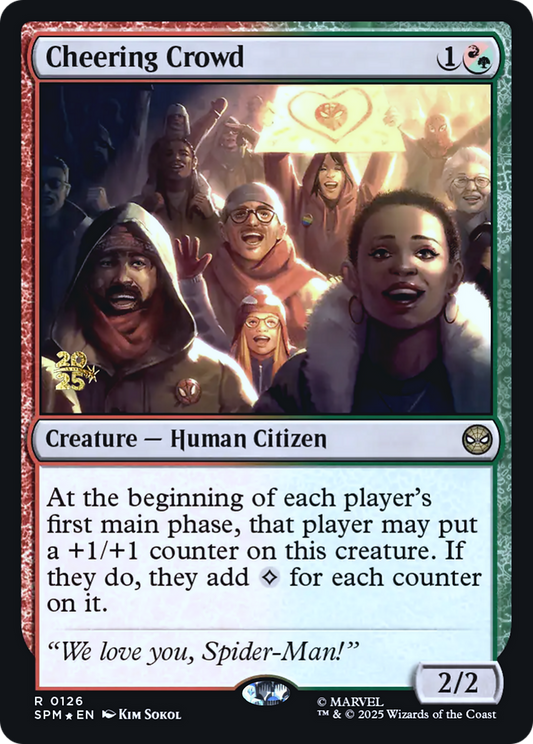 Cheering Crowd (0126) (Prerelease) - Foil pspm