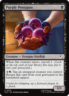 Purple Pentapus - Foil tle