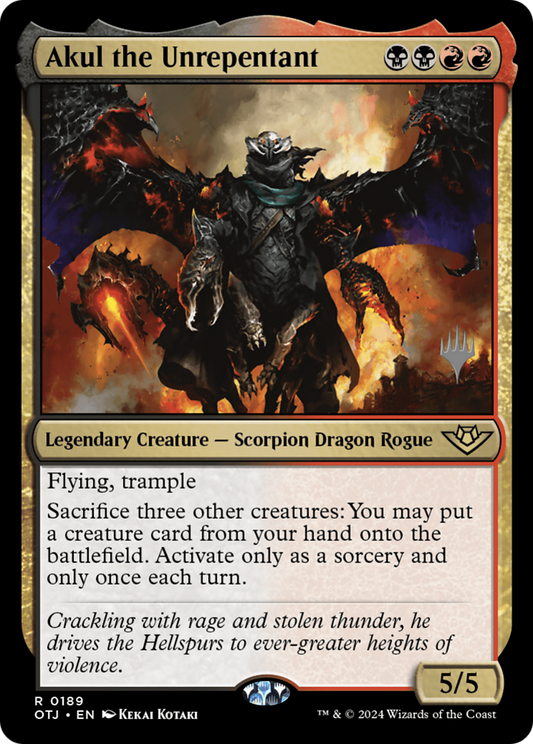 Akul the Unrepentant (0189) (Promo Pack)