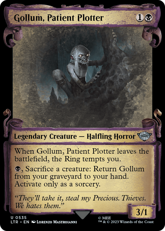 Gollum, Patient Plotter (0535) (Showcase) - Silver Foil