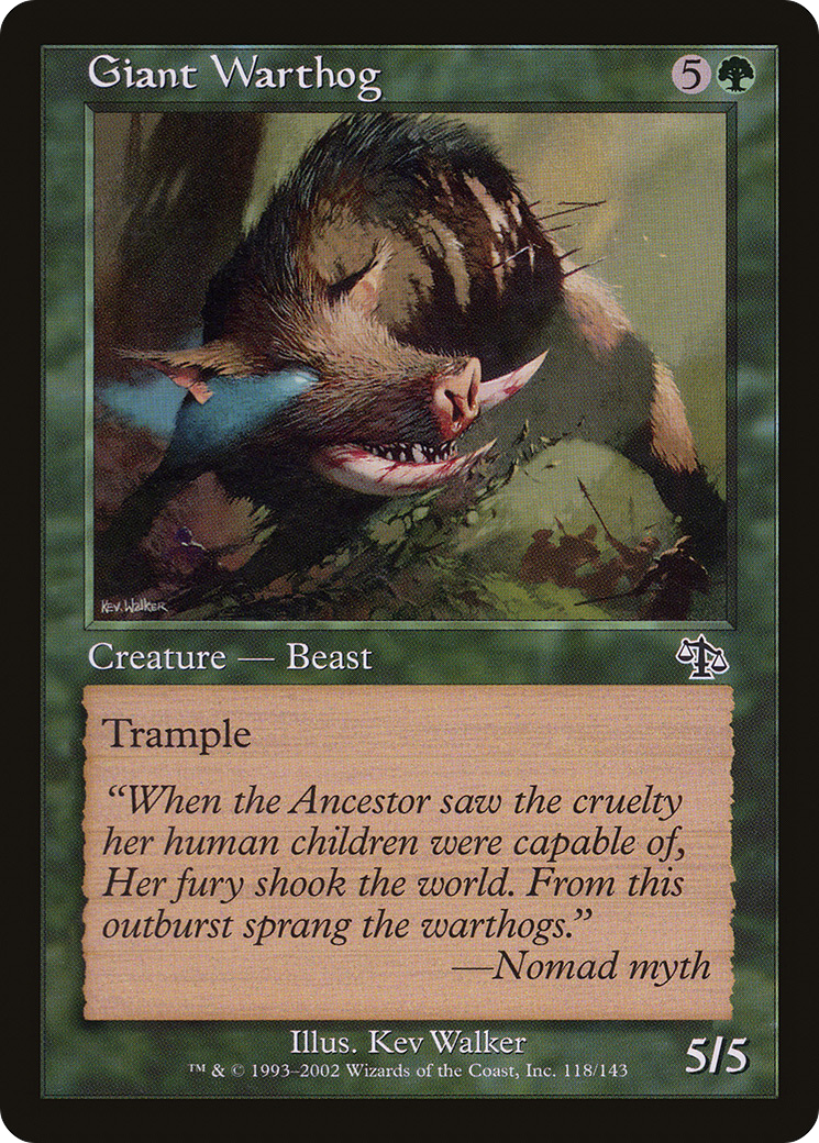 Giant Warthog - Foil