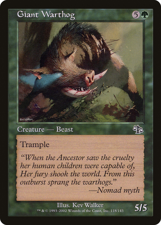 Giant Warthog - Foil