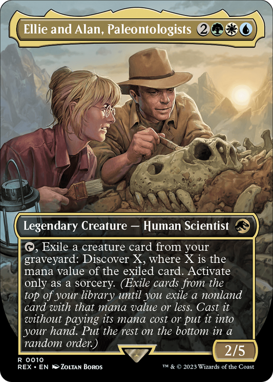 Ellie and Alan, Paleontologists (0010) (Borderless)
