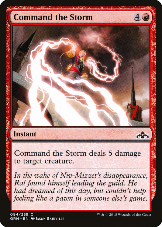 Command the Storm - Foil